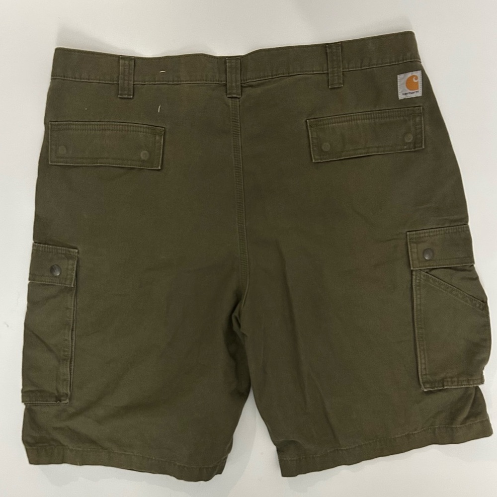 Carhartt Men's Relaxed Fit Cargo Shorts - Green 42 - Picture 3 of 4